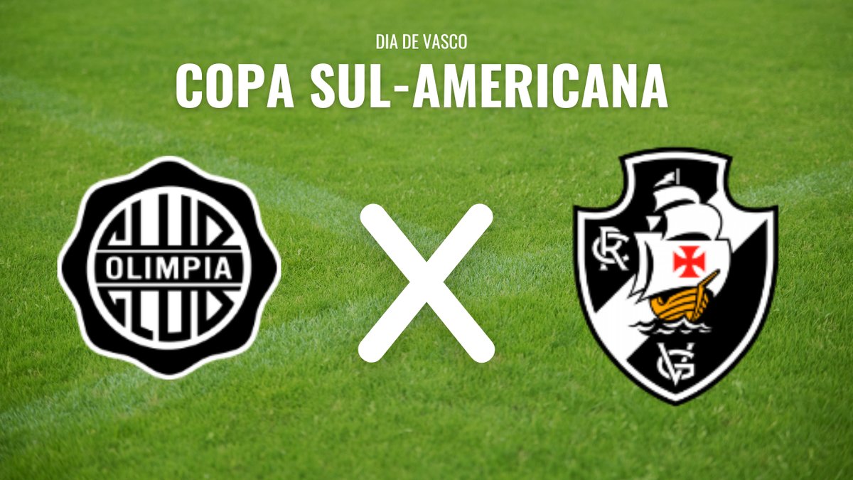 Vasco enfrenta o Olimpia nesta 4ª-feira às 19h no Defensores del Chaco só com Paramount+