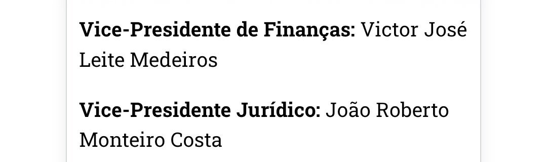 vasco diretoria executivos