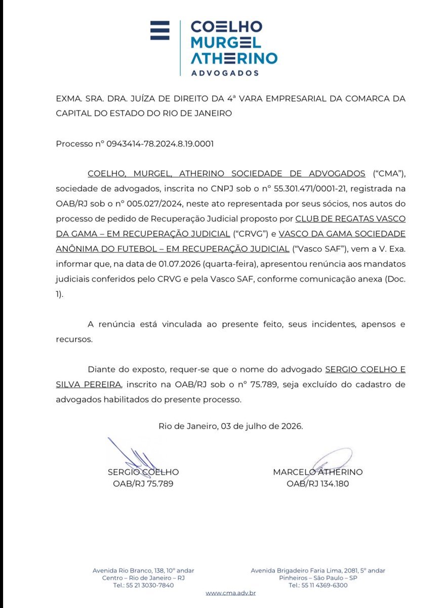 justiça tribunal Vasco