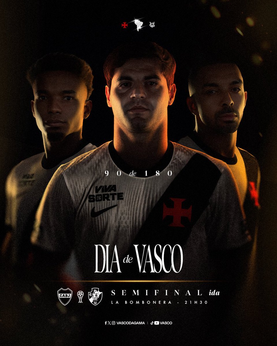 SBT e Paramount+ transmitem Boca x Vasco na Bombonera às 21h30 com Tiago Leifert