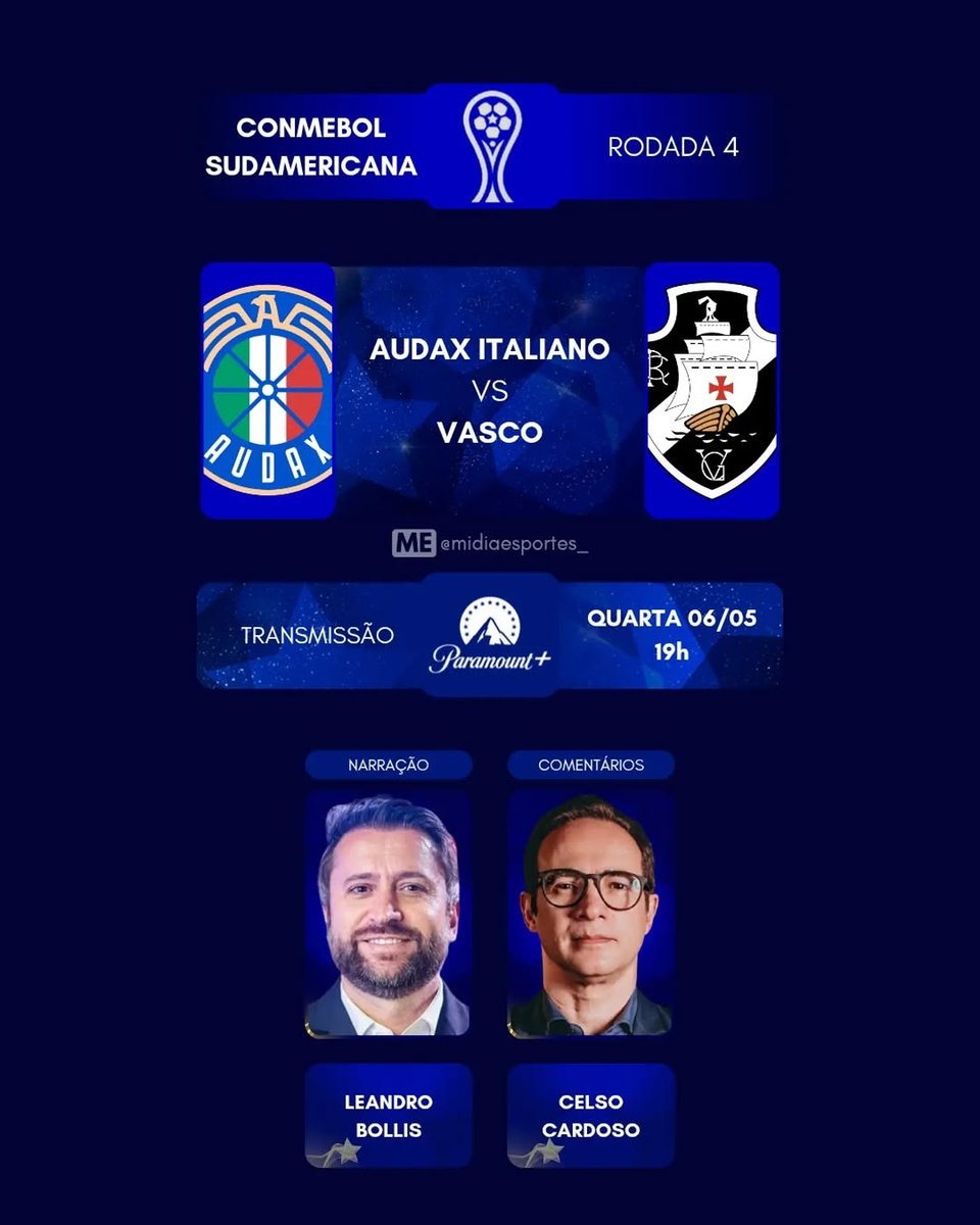 Vasco Sul-Americana 2026