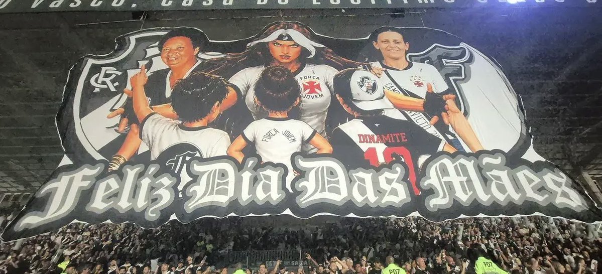 mosaico torcida Vasco São Januário